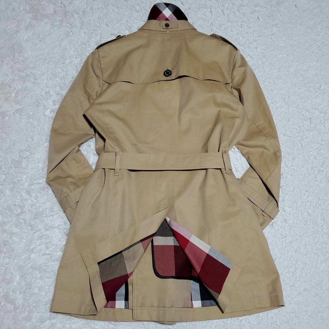 美品 XL ブラックレーベルクレストブリッジ トレンチ ウールライナー チェック