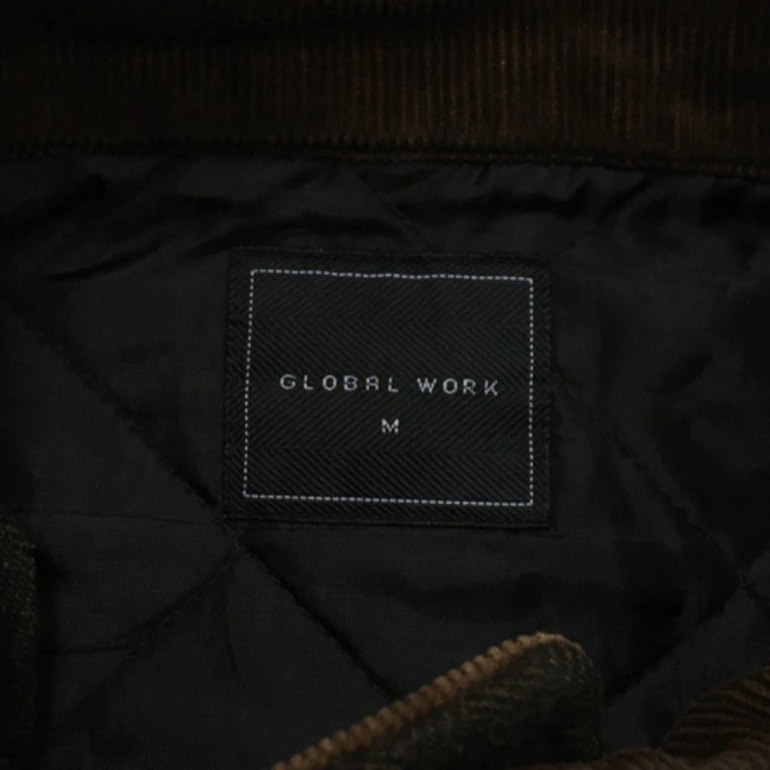 GLOBAL WORK(グローバルワーク)のグローバルワーク ジャケット ブルゾン 2WAY 無地 ウール 長袖 M 茶 メンズのジャケット/アウター(ブルゾン)の商品写真