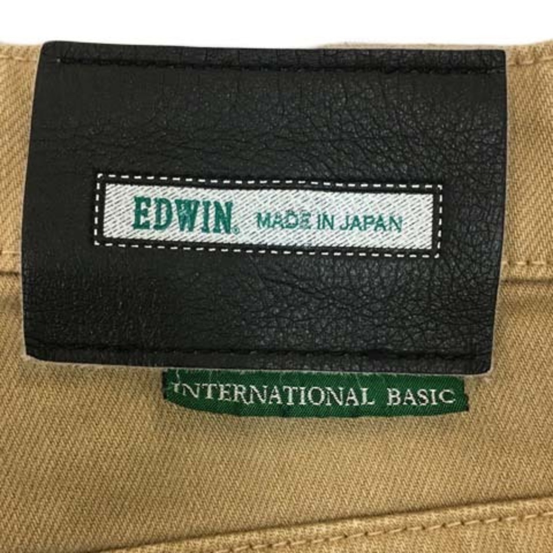 EDWIN(エドウィン)のエドウィン パンツ カラ―デニム ストレート ロング 無地 29 ベージュ メンズのパンツ(デニム/ジーンズ)の商品写真