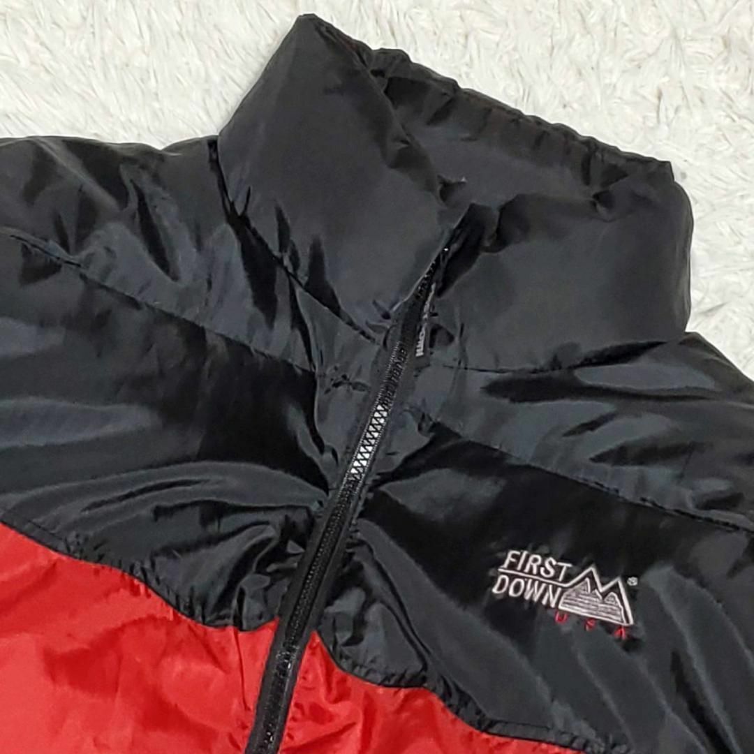 FIRST DOWN - 極美品 L FIRST DOWN ダウン リバーシブル 肉厚 ブラック