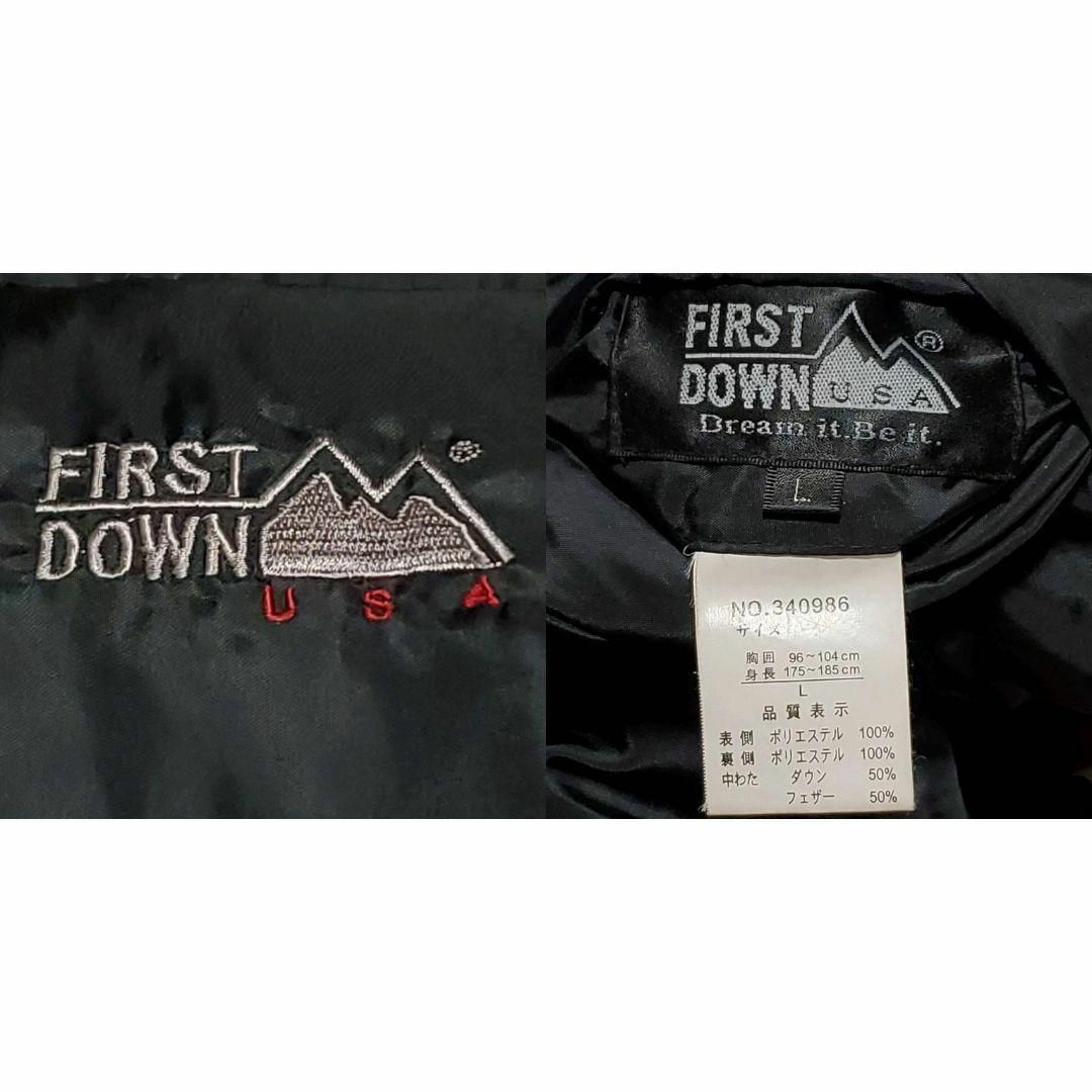 FIRST DOWN ファーストダウン　極美品✨　ダウンジャケット　サイズL