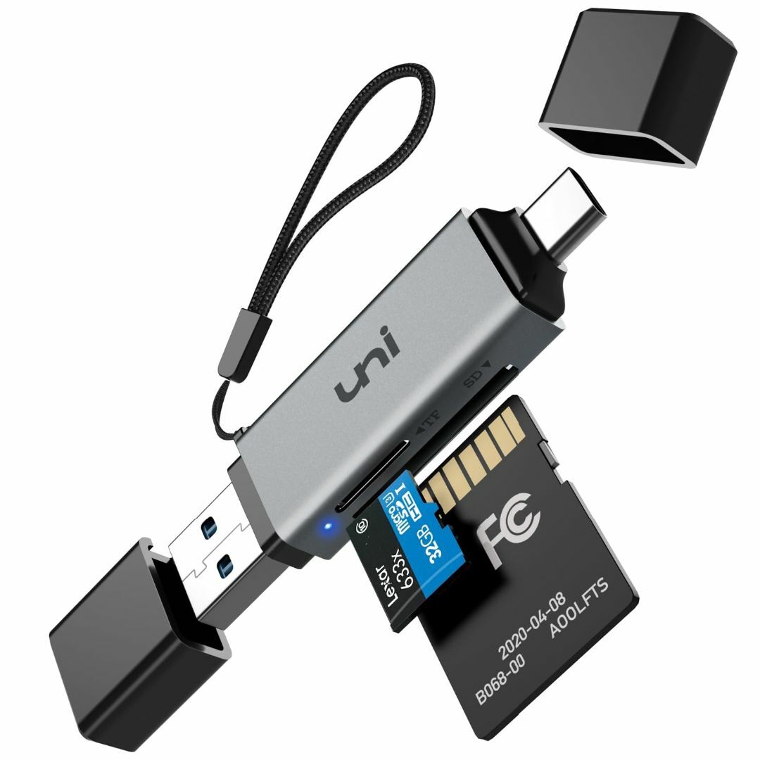 SDカードリーダー USB 3.0 uniAccessories USB Typ