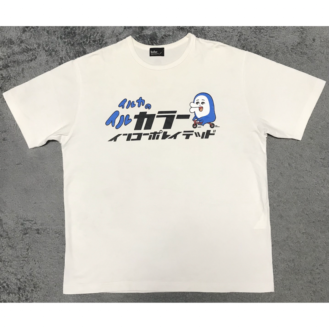 kolor AC部　プリントtシャツ