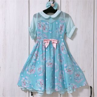 アンジェリックプリティー(Angelic Pretty)のAngelic Pretty×リトルマーメイドコラボワンピース2点セット(ひざ丈ワンピース)