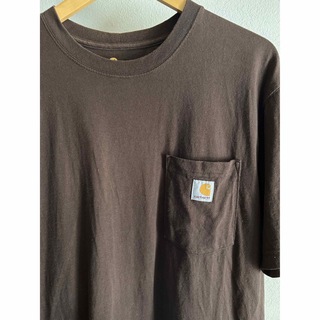 カーハート(carhartt)のカーハート 半袖Tシャツ ブラウン メンズM (Tシャツ/カットソー(半袖/袖なし))