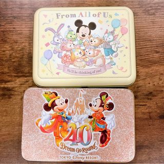 ディズニー(Disney)のディズニーランド　ディズニーシー　キャンディー　空き缶　(キャラクターグッズ)