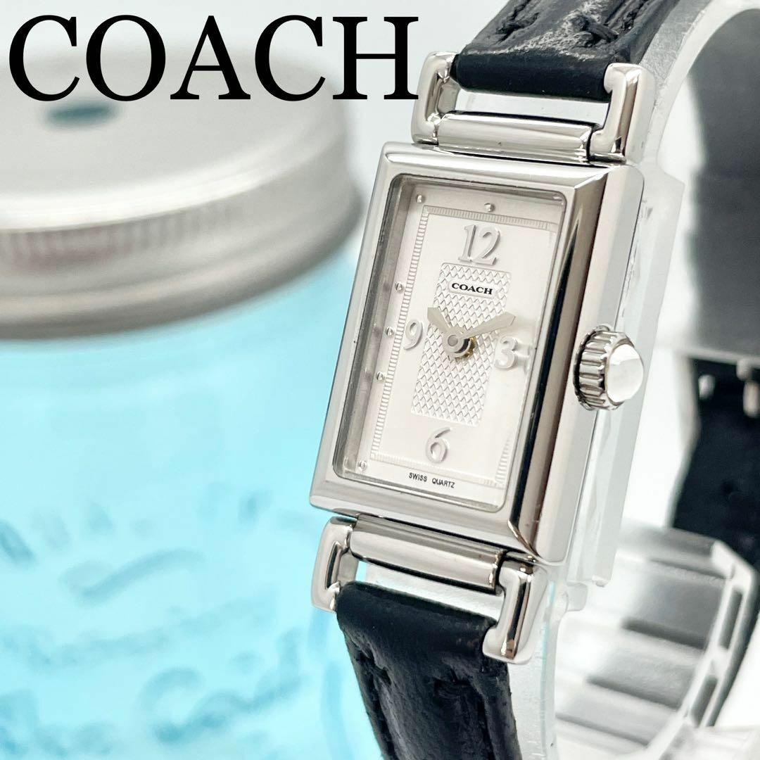 387【美品】COACH コーチ時計　レディース腕時計　人気　シンプル