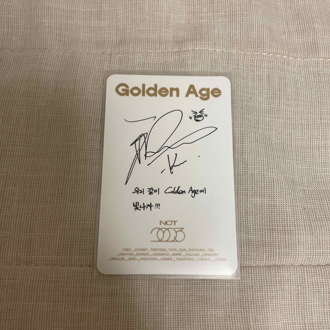 NCT(エヌシーティー)のNCT Golden Age クン エンタメ/ホビーのタレントグッズ(アイドルグッズ)の商品写真