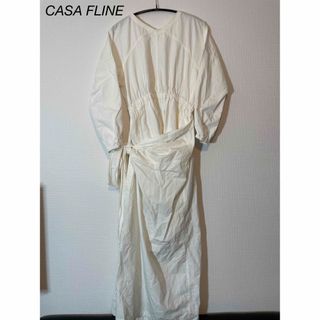 カーサフライン(CASA FLINE)のCASA FLINE カーサフライン ワインディングシャツドレス(ロングワンピース/マキシワンピース)