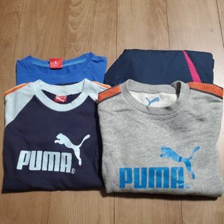 プーマ(PUMA)のプーマTシャツ　トレーナー　adidas　ズボン　サイズ140　4点セット(ウェア)