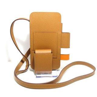 エルメス(Hermes)のエルメス 携帯電話ケース美品  ゴールド(モバイルケース/カバー)