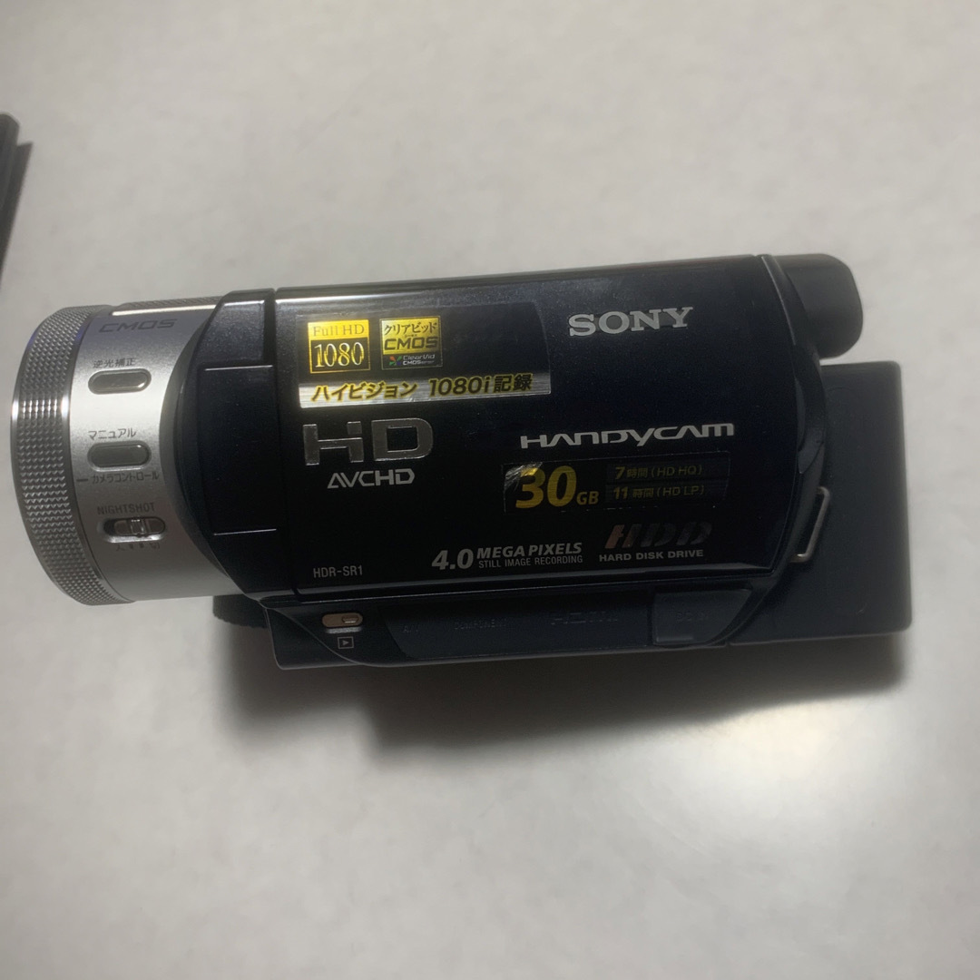 動作品 SONY HANDYCAM HDD HDR-SR1 動作品 SONY HANDYCAM HDD HDR-SR1