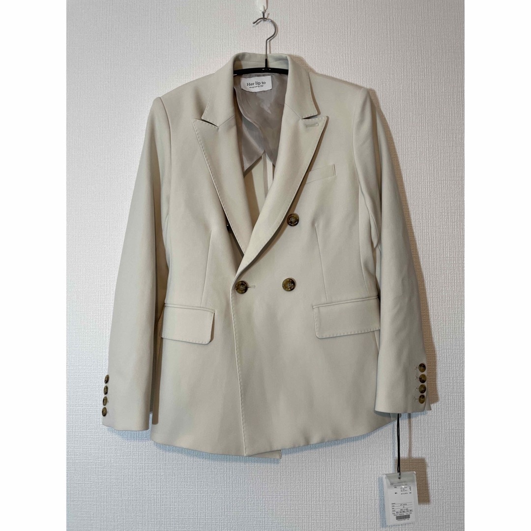 herlipto Double Breasted Classic Blazer