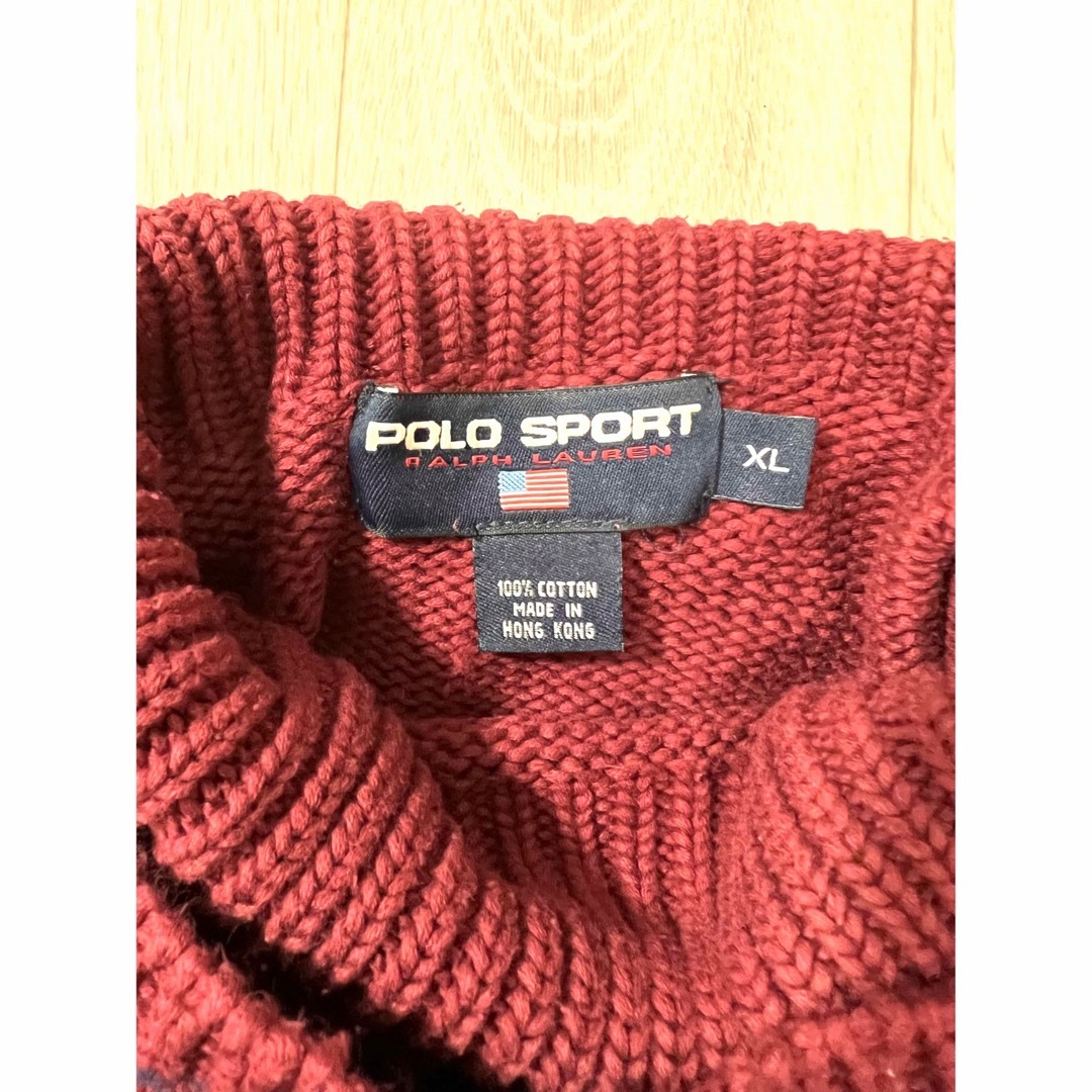 POLO RALPH LAUREN ポロスポーツ　ニット　レッド