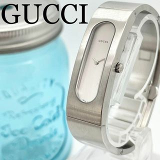 170【美品】GUCCI グッチ時計　レディース腕時計　バングル　シンプル