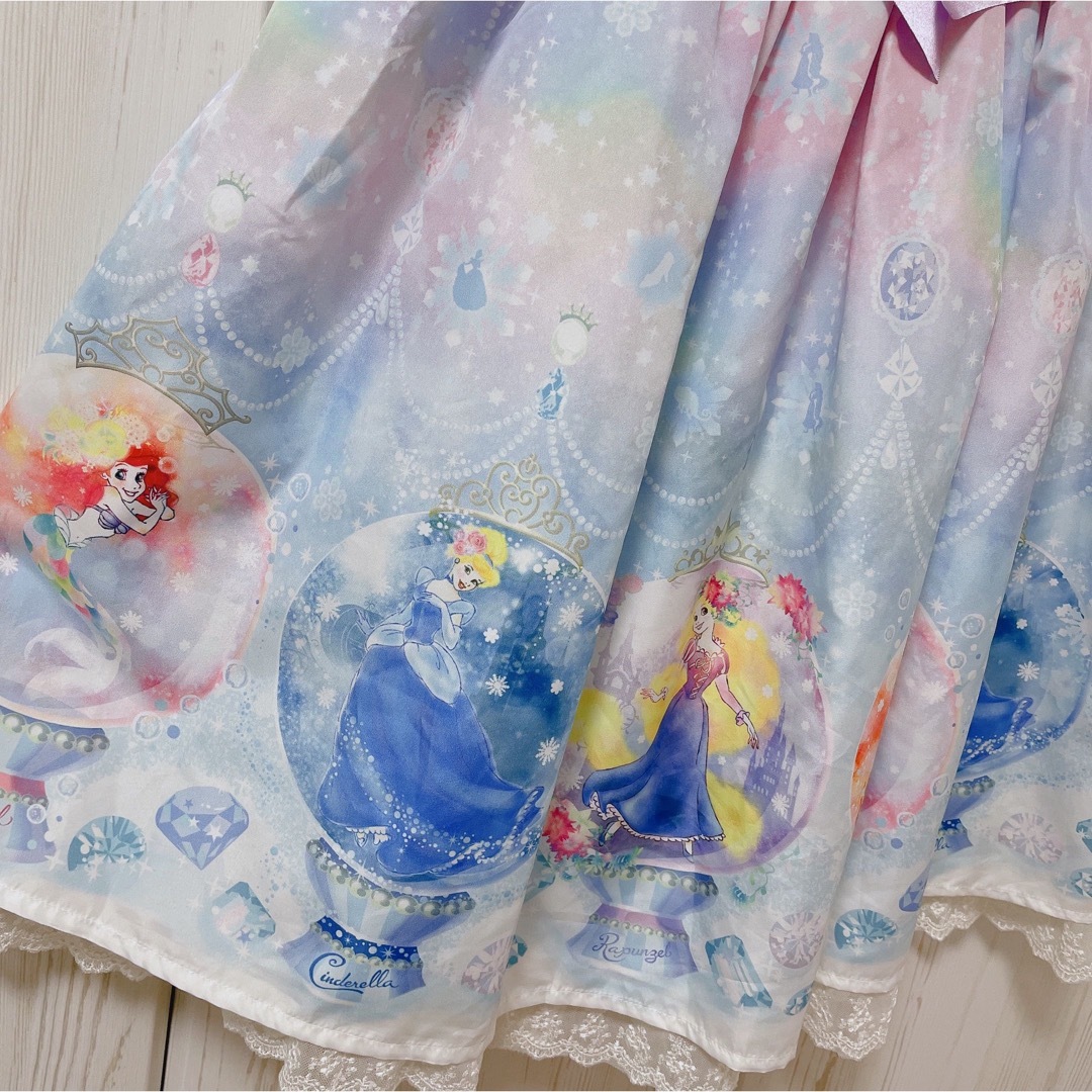 Angelic Pretty×Disney Princessコラボワンピース - ひざ丈ワンピース