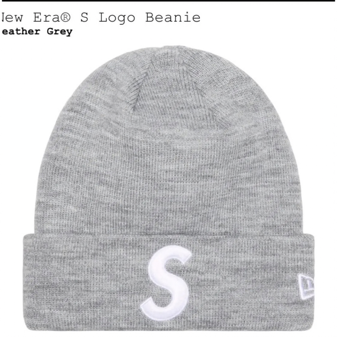 新品supreme23FW New era Slogo Beanie正規品