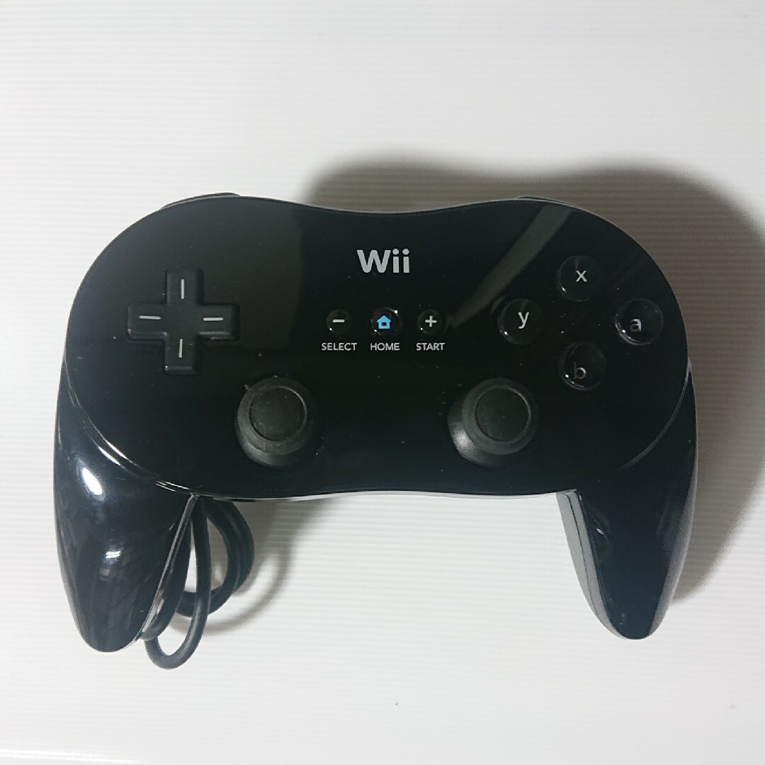 Wii - WiiクラシックコントローラーPRO 黒 ブラック 任天堂純正品の通販 by サワマサ1974's shop｜ウィーならラクマ