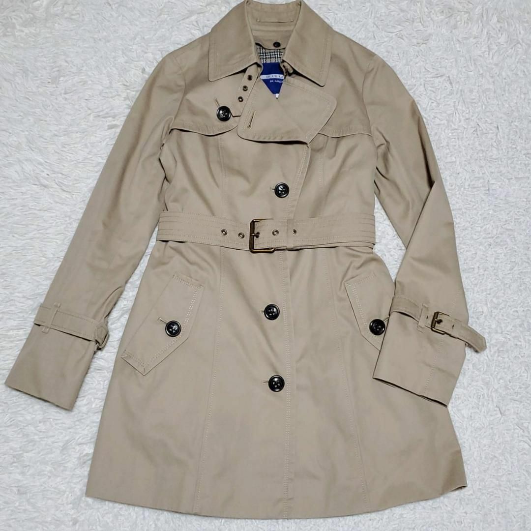 BURBERRY BLUE LABEL - 美品 L バーバリーブルーレーベル トレンチ