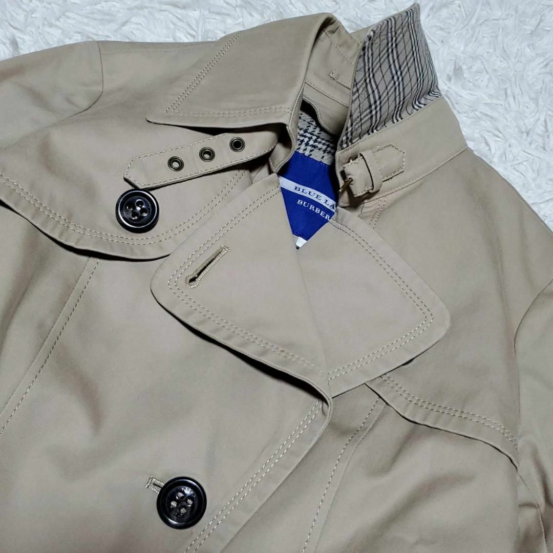 BURBERRY BLUE LABEL   美品 L バーバリーブルーレーベル トレンチ