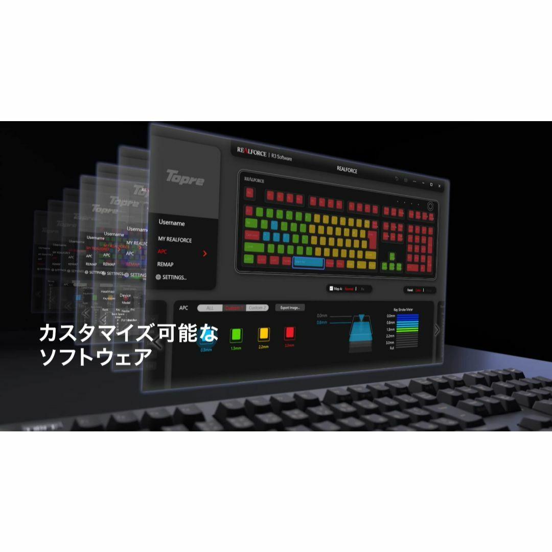 REALFORCE リアルフォース 東プレ R3 キーボード 静音 ハイブリッド 2