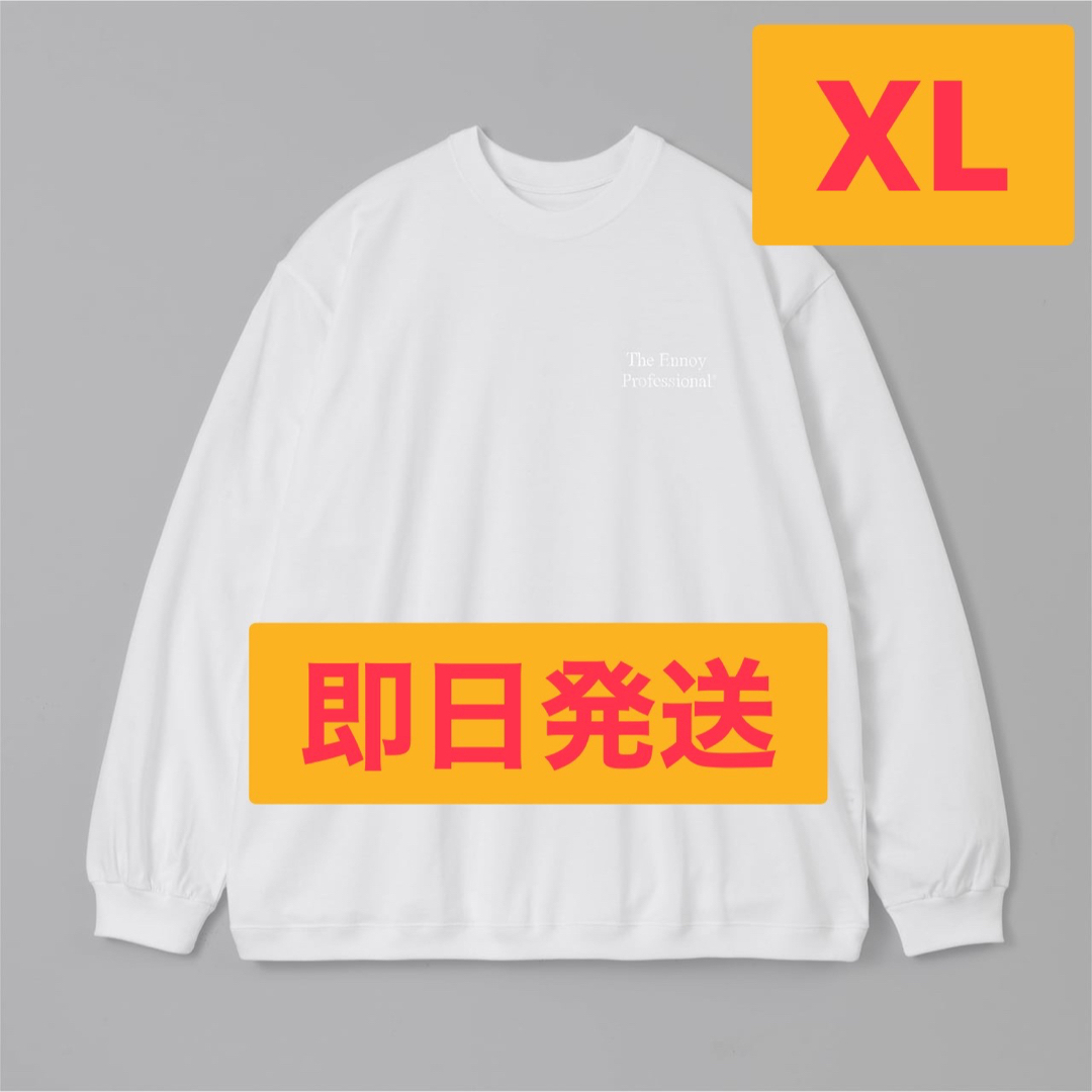 Lサイズ 白 ennoy エンノイ Pique Border Tシャツ