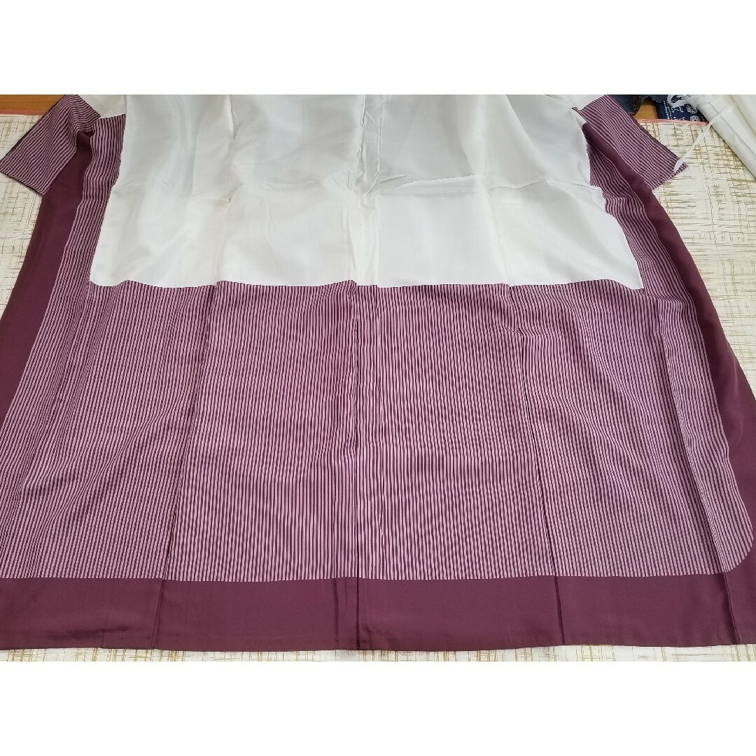 美品 総柄 縮緬 ちりめん エキゾチック 唐花 訪問着 正絹 - 着物