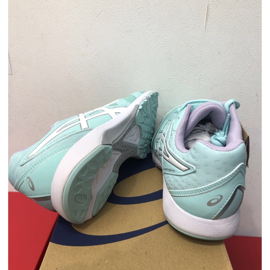 asics(アシックス)のKAE様専用新品／未使用アシックス：レーザービーム23.0 キッズ/ベビー/マタニティのキッズ靴/シューズ(15cm~)(スニーカー)の商品写真