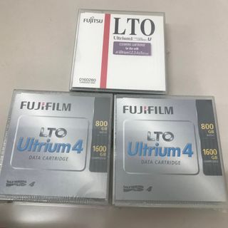 フジツウ(富士通)の富士通LTO Ultrium4 クリーニングカートリッジ1,2,3,4&5未開封(PC周辺機器)