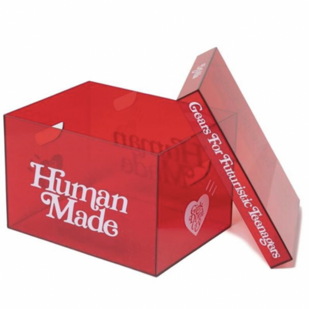 【新品未使用】HUMAN MADE GDC アクリルコンテナ BOX