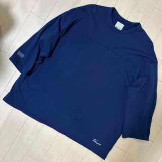 ユーアールビーエス(URBS)のEye_c sfc s.f.c  ベースボールTシャツ　XL ネイビー(Tシャツ/カットソー(七分/長袖))