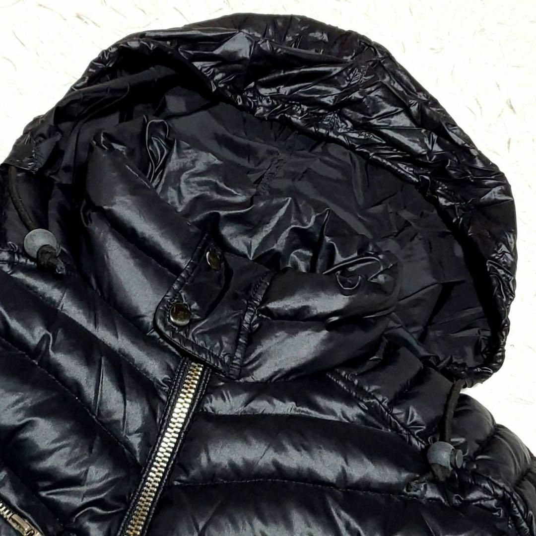 美品 XL ディーゼル ダウン ライダース 黒 ワッペン キルティング