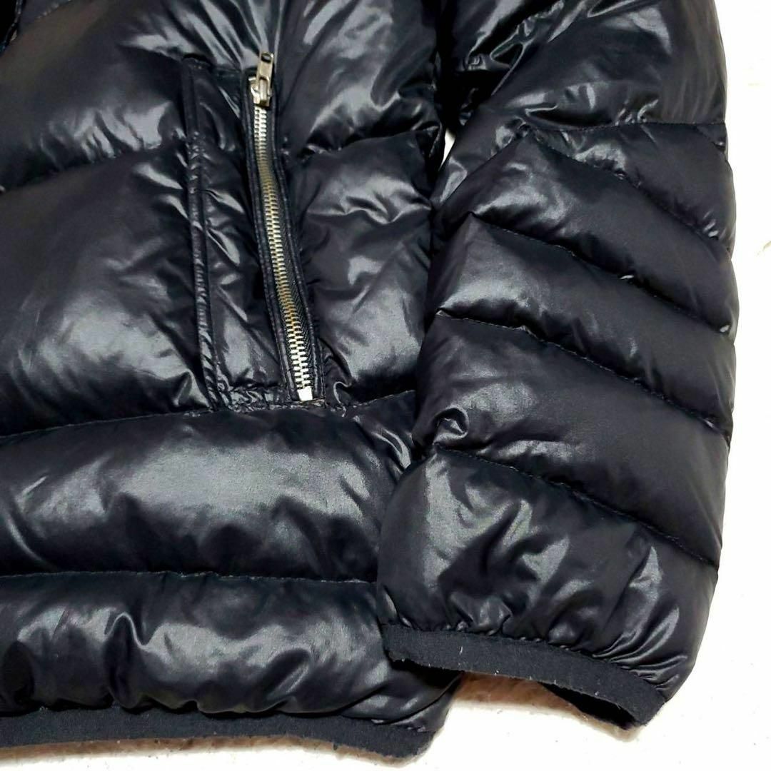 美品 XL ディーゼル ダウン ライダース 黒 ワッペン キルティング