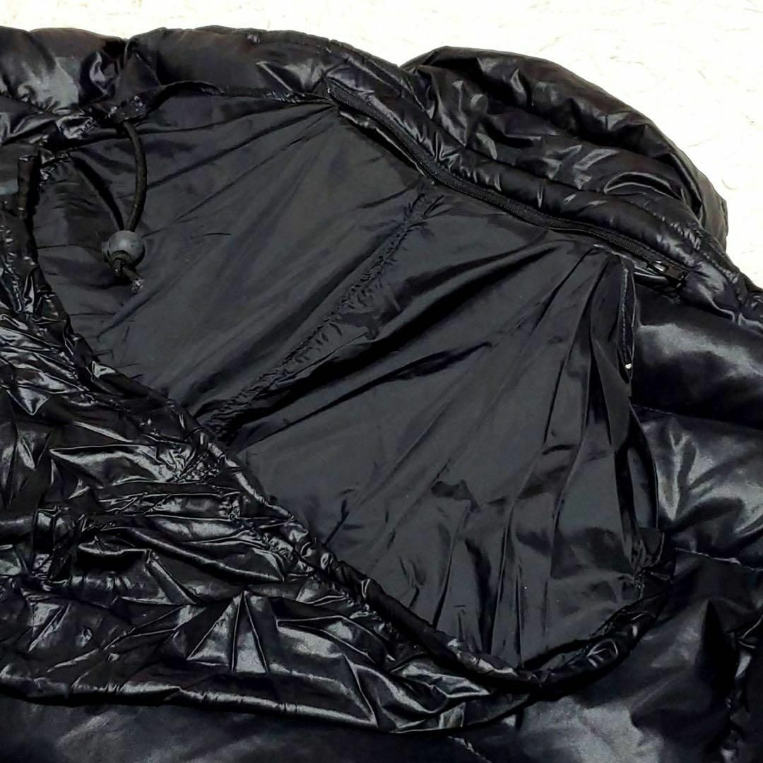 美品 XL ディーゼル ダウン ライダース 黒 ワッペン キルティング
