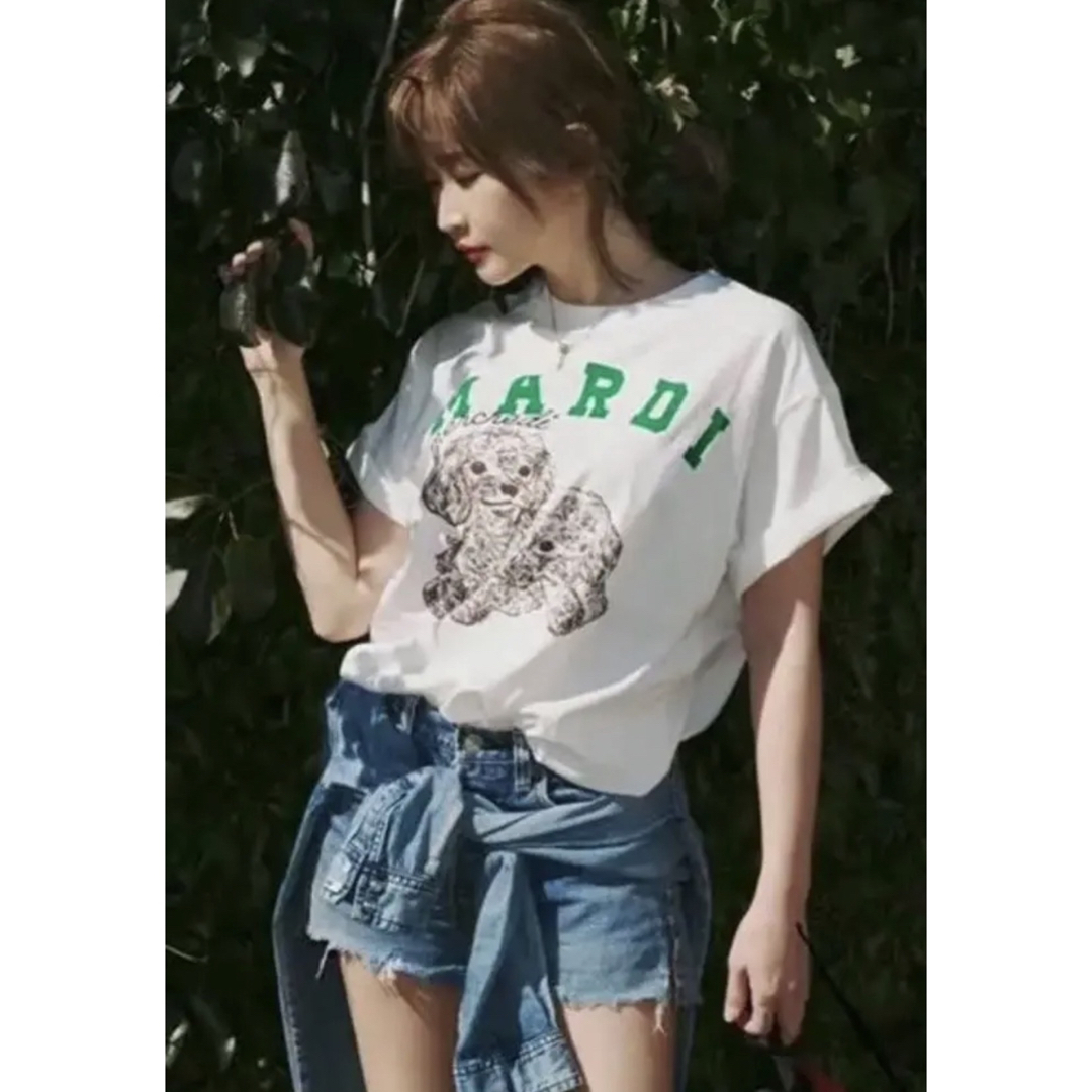 限定品❣️MARDI MERCREDI　紗栄子　コラボ　プードル　Tシャツ