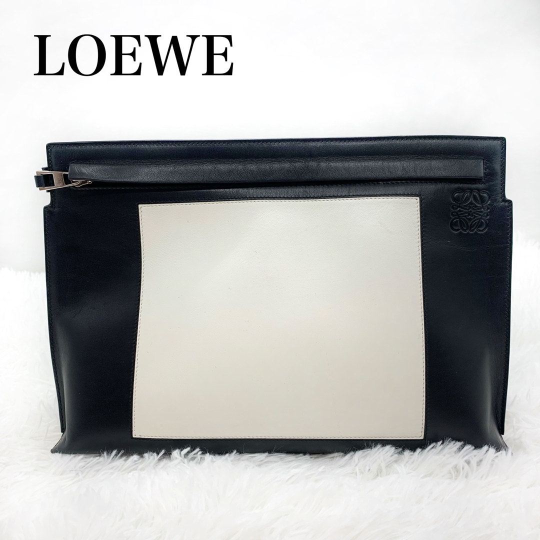 希少✨超美品✨LOEWE ロエベ Tポーチ クラッチバッグ ポーチ バイ