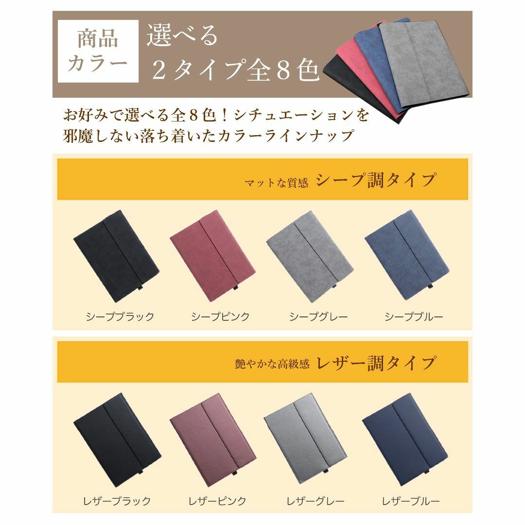 【色: レザーグレー】ケースのまま Surface Pro 7 / Surfac