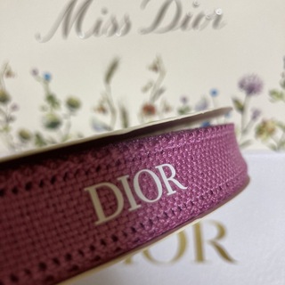 クリスチャンディオール(Christian Dior)のDior/最新2023/バレンタイン✨ピンクリボン【幅2㎝×3m】(ラッピング/包装)