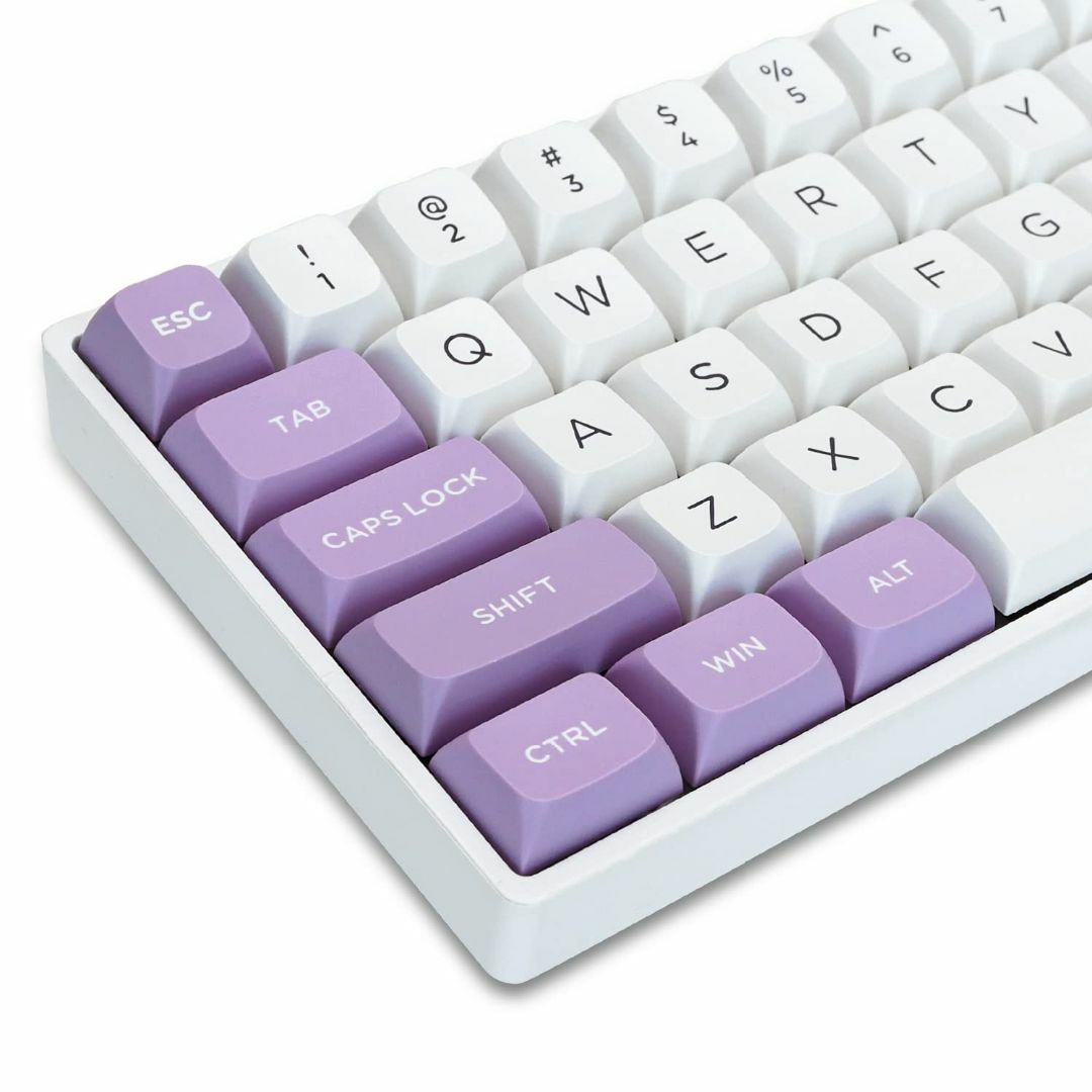 【色: Purple】XVX キーキャップ 189キー ダブルショット PBT