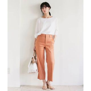 ガリャルダガランテ(GALLARDA GALANTE)の【MARIEBELLE JEAN】リネンストレッチクロップドパンツ(その他)