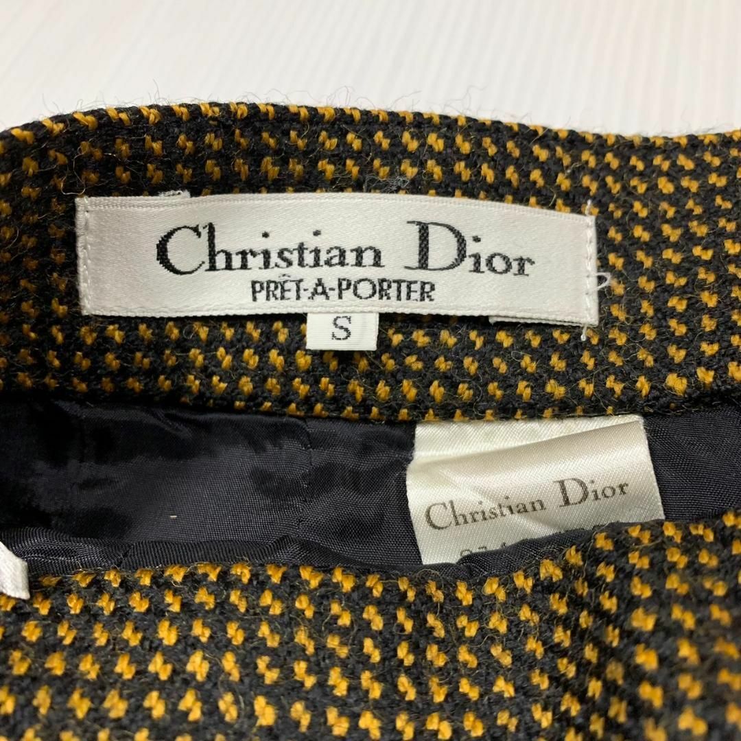 Christian Dior PRET-A-PORTER フレアスカート S 青