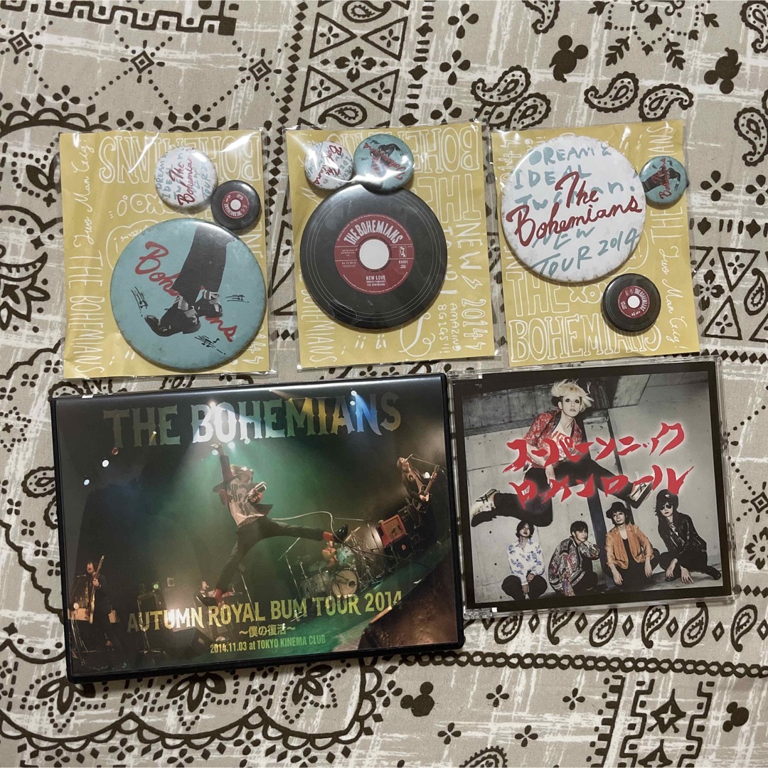 the bohemians dvd cd 缶バッジ ボヘミアンズ