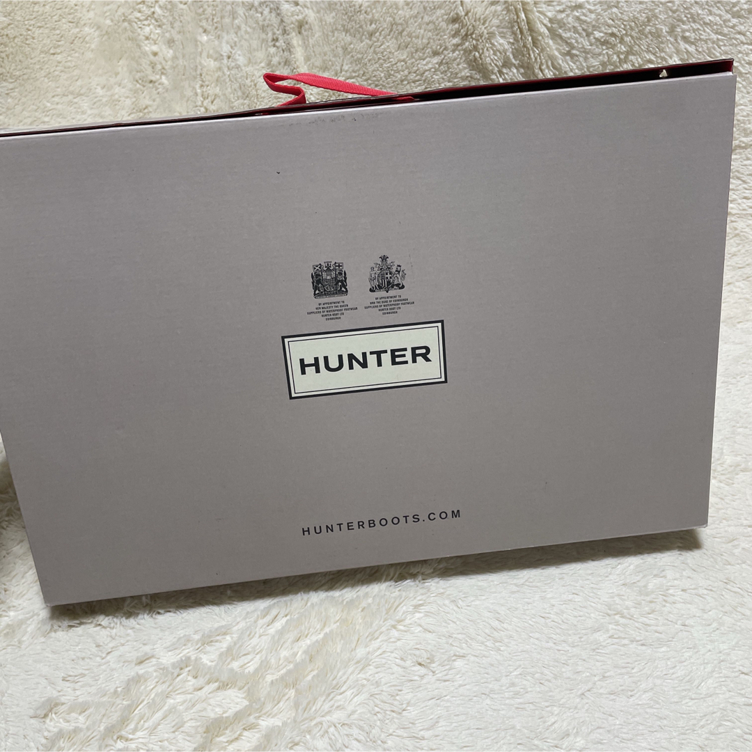 【未使用】ハンター HUNTER レインブーツ ブラック 23 レディース