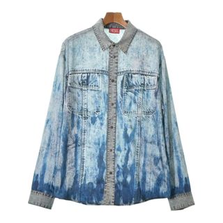 ディーゼル(DIESEL)のDIESEL ディーゼル カジュアルシャツ 50(XL位) インディゴ 【古着】【中古】(シャツ)