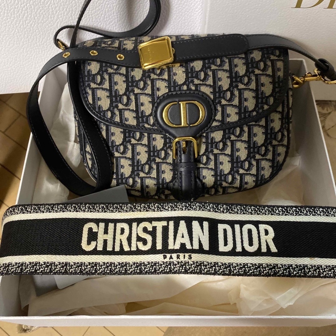 Christian Dior(クリスチャンディオール)のクリスチャンディオール  ボビーミディアム　別売りショルダーストラップ付き レディースのバッグ(ショルダーバッグ)の商品写真