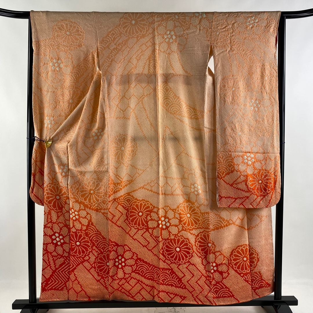 振袖 身丈156cm 裄丈65cm 正絹 秀品 - 着物