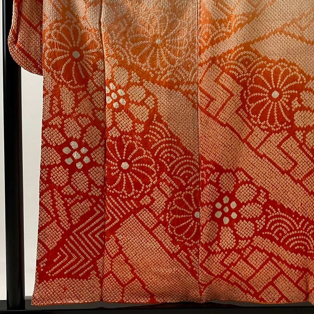 振袖 身丈156cm 裄丈65cm 正絹 秀品 - 着物