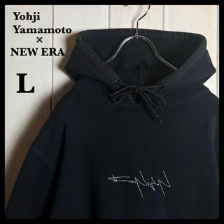 yohjiyamamoto×NEWERA100周年　アーカイブロゴフーディ