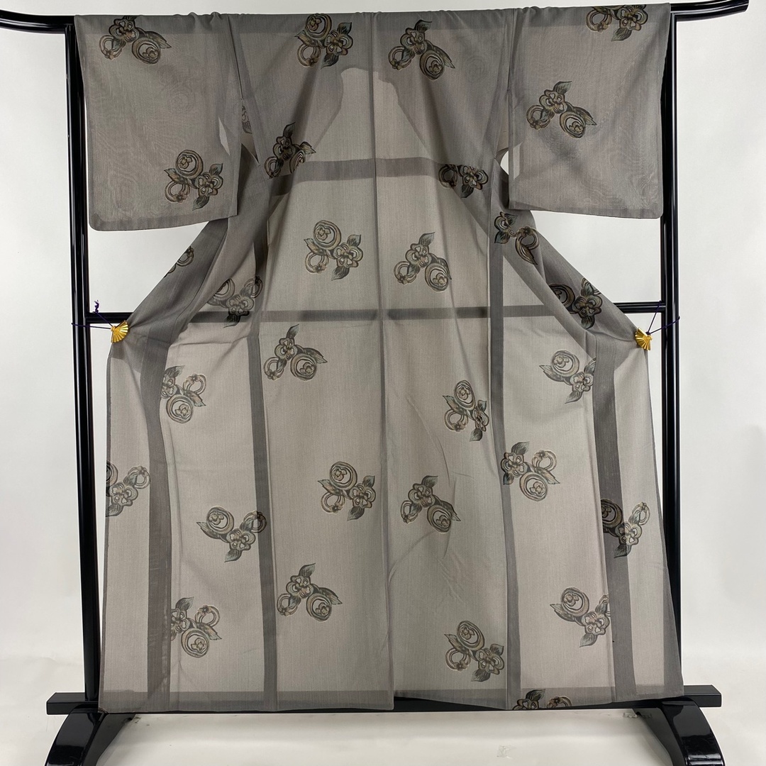 小紋 身丈161cm 裄丈63.5cm 正絹 美品 優品