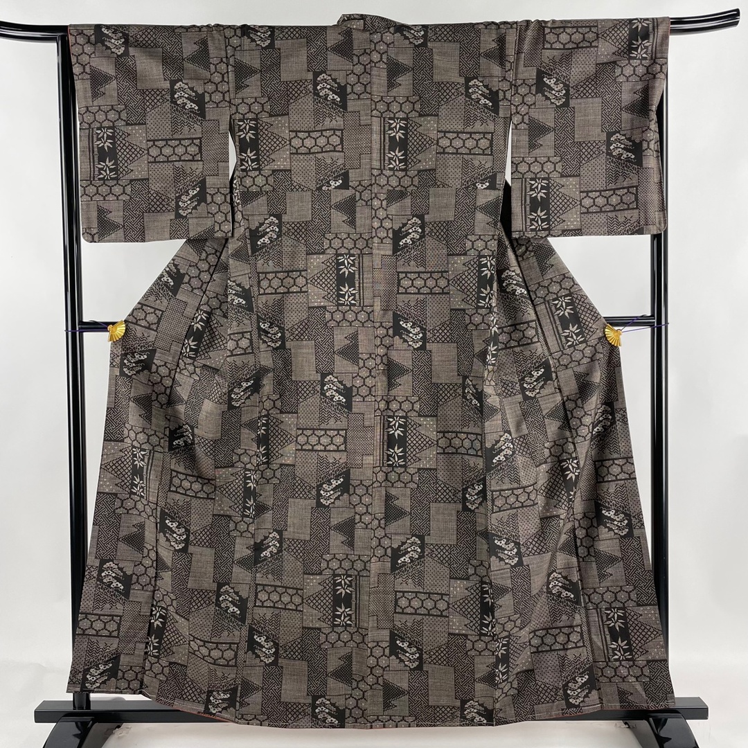 紬 身丈153.5cm 裄丈67.5cm 正絹 美品 秀品